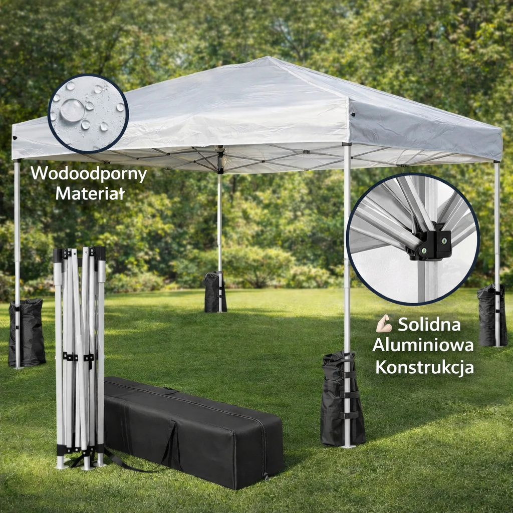 ⚡ Express 3x3 Gazebo – Set Up in Seconds and Enjoy the Shade ☀️➡️🌤️